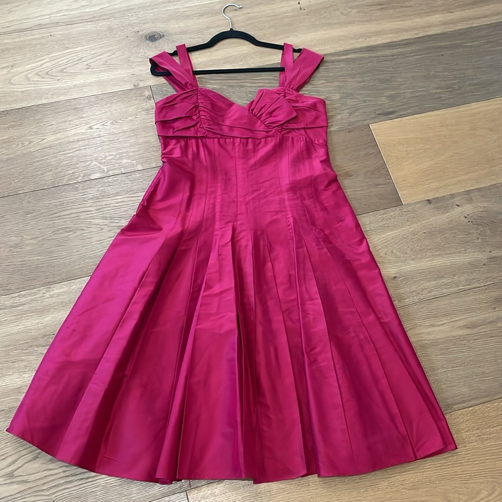 Suzi Chin for Maggy Boutique Fuchsia Party Dress